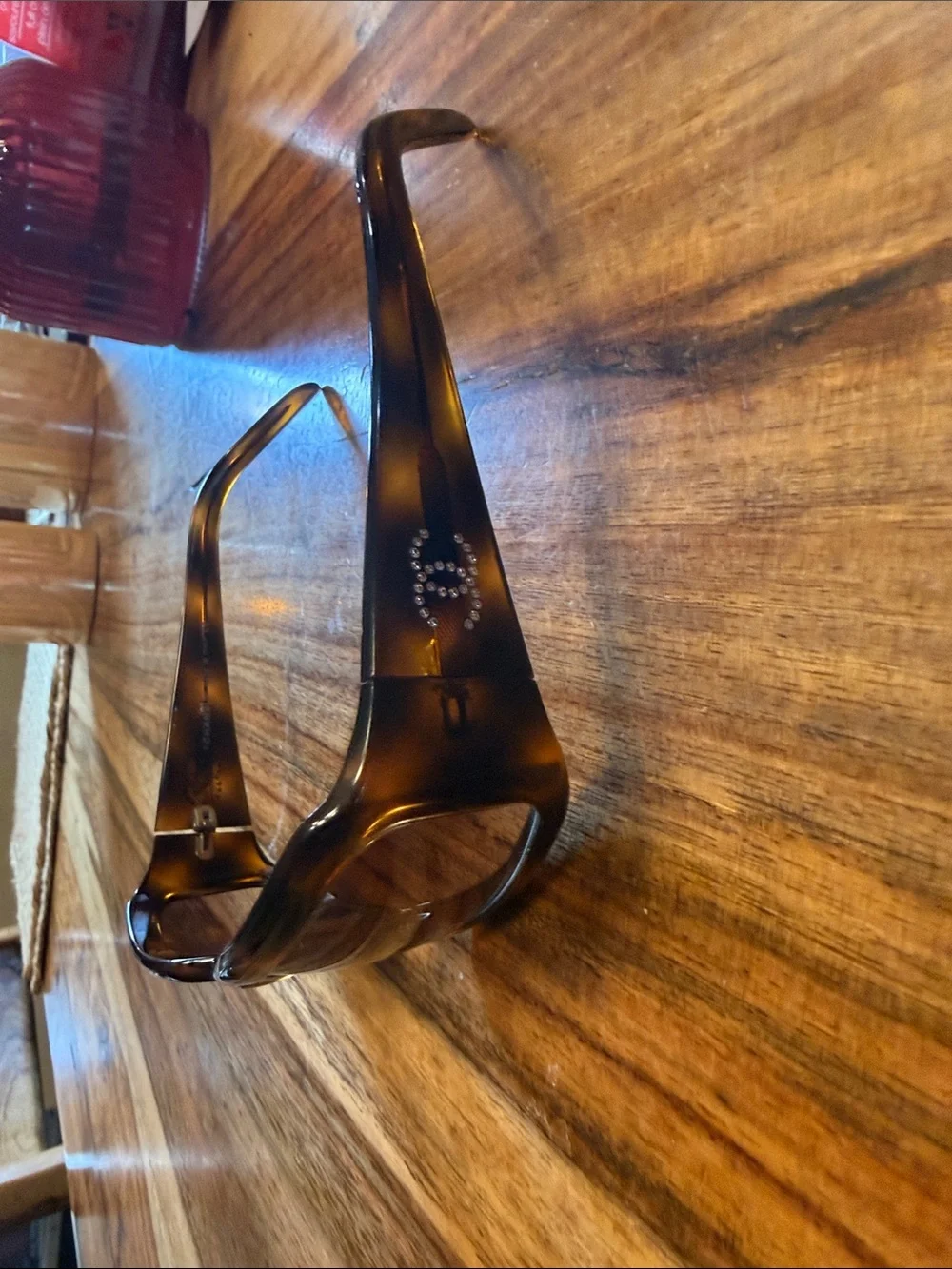 CHANEL Brown Tortoiseshell Women's Sunglasses